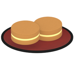 大判焼きのイラスト