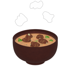 牛テールスープのイラスト