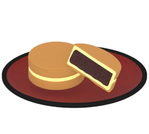 回転焼のイラスト