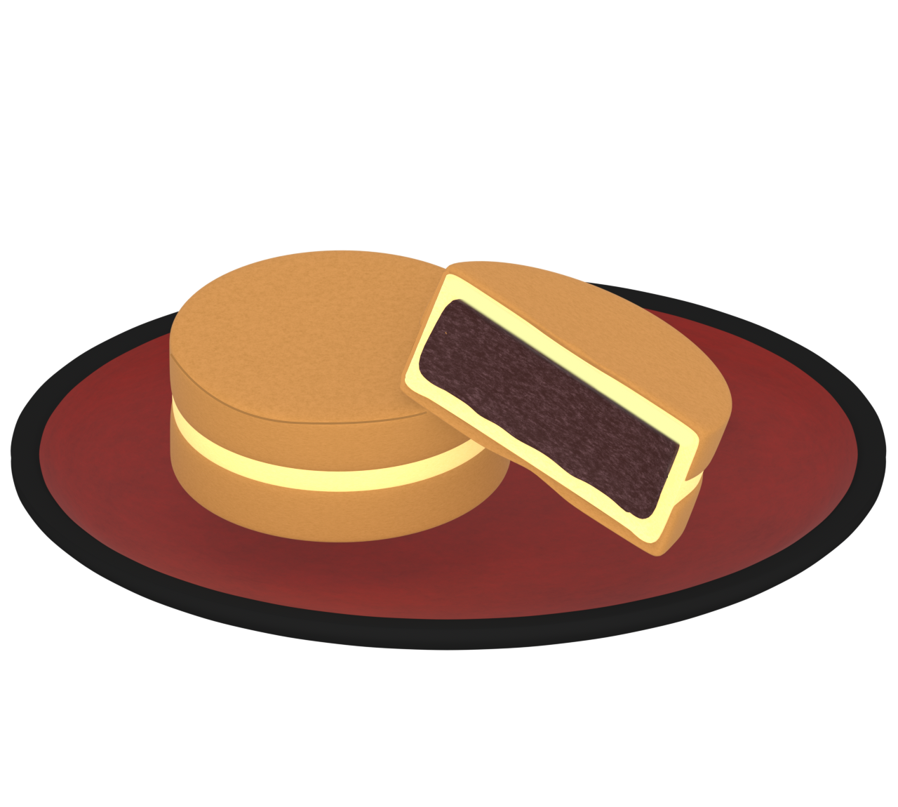 回転焼のイラスト