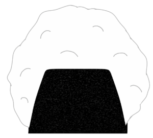 丸いおにぎりのイラスト
