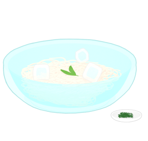 そうめんのイラスト