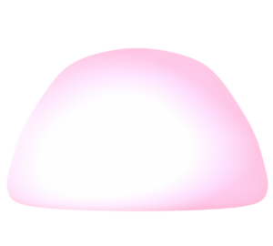 いちご大福のイラスト