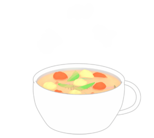 野菜スープのイラスト