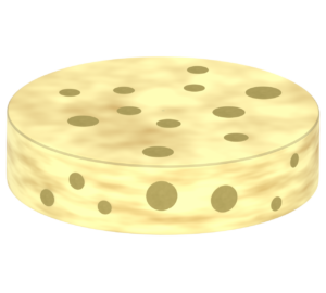 ホールチーズのイラスト