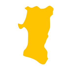 秋田県 地図のイラスト