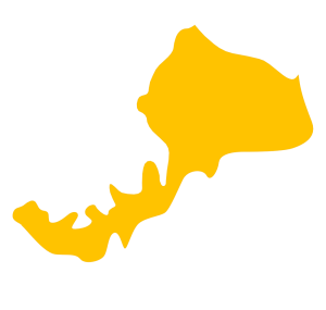 福井県 地図のイラスト