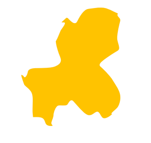 岐阜県 地図のイラスト