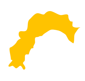 高知県 地図のイラスト