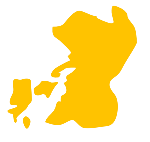 熊本県 地図のイラスト