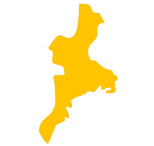 三重県 地図のイラスト