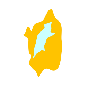 滋賀県 地図のイラスト