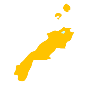 島根県 地図のイラスト