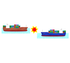 貿易戦争のイラスト