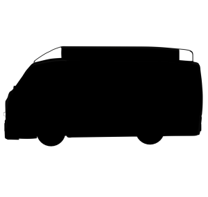 救急車のシルエット