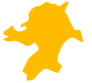 福岡県 地図のイラスト