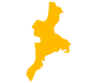 三重県 地図のイラスト
