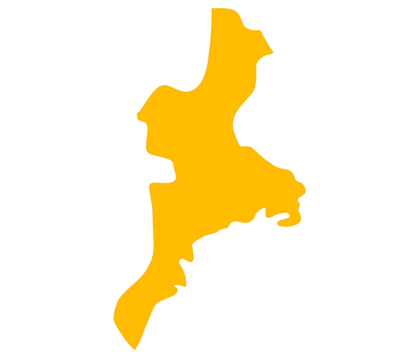 三重県 地図のイラスト