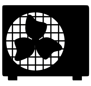 室外機のシルエット