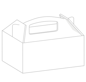 ケーキの箱のイラスト