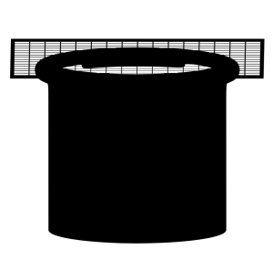 七輪のシルエット