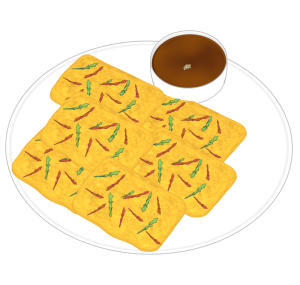 チヂミのイラスト