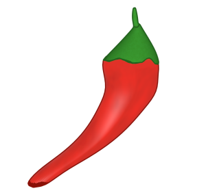 唐辛子のイラスト