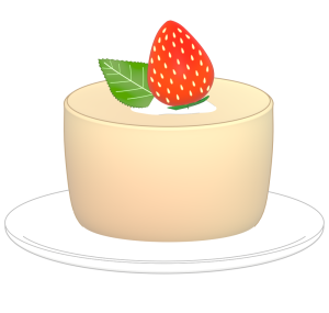 チョコレートムースのイラスト