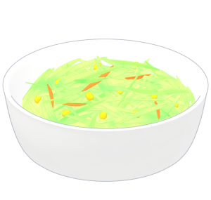 コールスローのイラスト