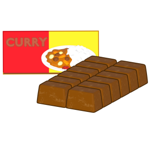 カレールーのイラスト