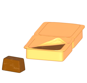 カレールーが入った箱のイラスト