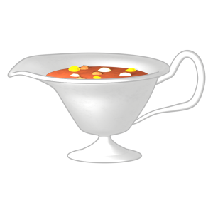 カレーソースポットのイラスト