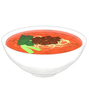 担々麺のイラスト
