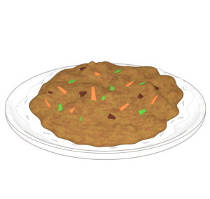 ドライカレーのイラスト