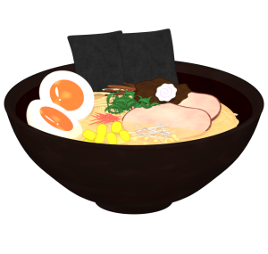 家系ラーメンのイラスト