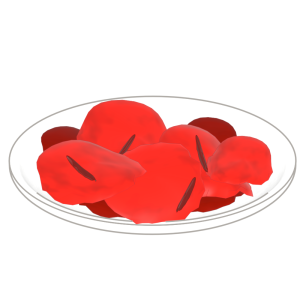 福神漬けのイラスト