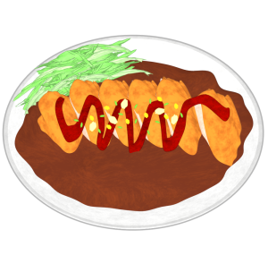 金沢カレーのイラスト