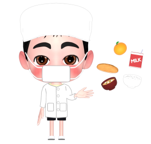 給食当番のイラスト