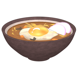 味噌煮込みうどんのイラスト