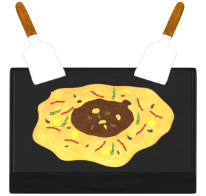 もんじゃ焼きのイラスト