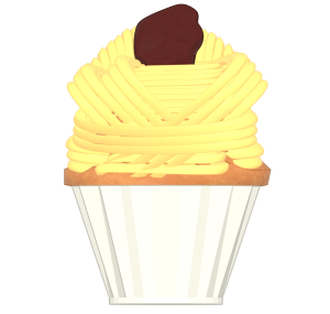 モンブランのイラスト
