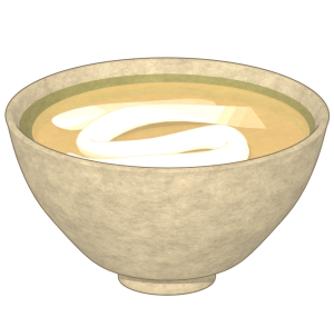 一本うどんのイラスト