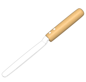 パレットナイフのイラスト