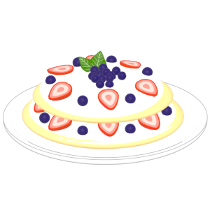パブロバのイラスト