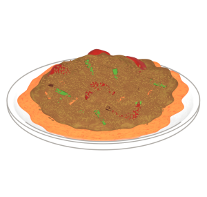 プーパッポンカリーのイラスト