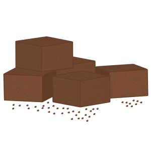 生チョコのイラスト