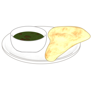 サグカレーのイラスト