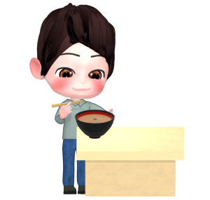 立ち食いそばのイラスト