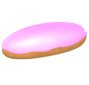 いちごエクレアのイラスト