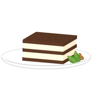ティラミスのイラスト